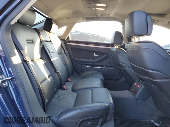 2010 Audi A8 with VIN WAURVAFA2AN008181, listed as a Copart auction lot 88643975 with 109,506 mi miles and Salvage title. Bid and sale history available at DreamBid. Image 10.