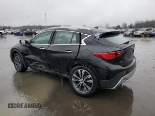 2017 Infiniti QX30 Luxury with VIN SJKCH5CR1HA026493, listed as a Copart auction lot 45652744 with 121,564 mi miles. Bid and sale history available at carsss.com. Image 2.