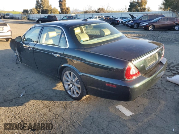 2008 Jaguar XJ Vanden Plas with VIN SAJWA82B68SH22954, listed as a Copart auction lot 43854125 with 0 mi miles and Salvage Title. Bid and sale history available at carsss.com. Image 2.