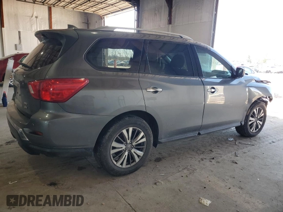 2019 Nissan Pathfinder SV with VIN 5N1DR2MM4KC587882, listed as a Copart auction lot 45762985 with 66,909 mi miles and Salvage Title. Bid and sale history available at carsss.com. Image 3.