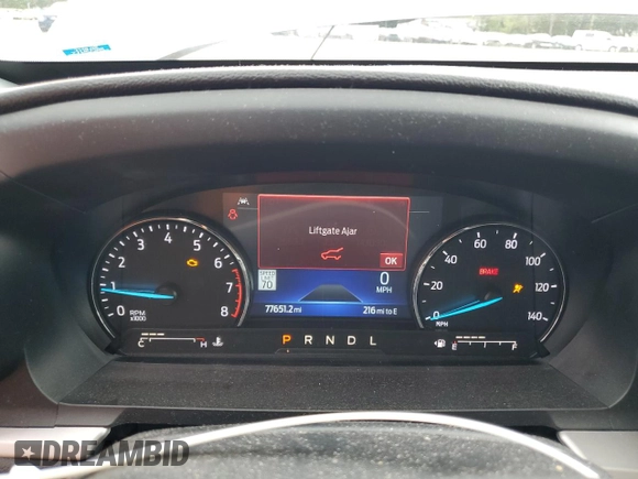 2022 Ford Explorer XLT z VIN 1FMSK7DH4NGA80828, wystawiony jako Copart lot #51954795 z przebiegiem 77 651 mil mil oraz Szkoda całkowita • Salvage title. Historia ofert i sprzedaży dostępna na DreamBid. Obrazek 9.