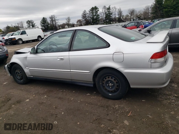 1999 Honda Civic EX z VIN 1HGEJ8242XL042360, wystawiony jako Copart lot #50969175 z przebiegiem 68 734 mil mil oraz Szkoda całkowita • Salvage title. Historia ofert i sprzedaży dostępna na DreamBid. Obrazek 2.