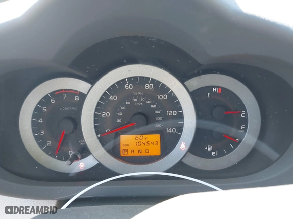 2012 Toyota RAV4 with VIN 2T3ZF4DV1CW131389, listed as a IAAI auction lot 41750932 with 104,543 mi miles. Bid and sale history available at carsss.com. Image 7.