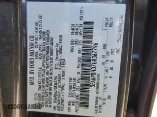 2016 Ford Fusion SE with VIN 3FA6P0HD7GR367796, listed as a Copart auction lot 52301775 with 69,717 mi miles and Salvage Title. Bid and sale history available at carsss.com. Image 12.