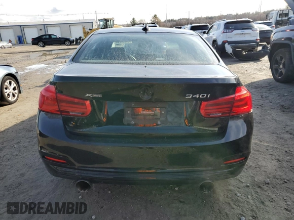 2017 BMW 3 Series 340i xDrive with VIN WBA8B7G57HNU37528, listed as a Copart auction lot 83870294 with 158,267 mi miles and Salvage title. Bid and sale history available at DreamBid. Image 6.