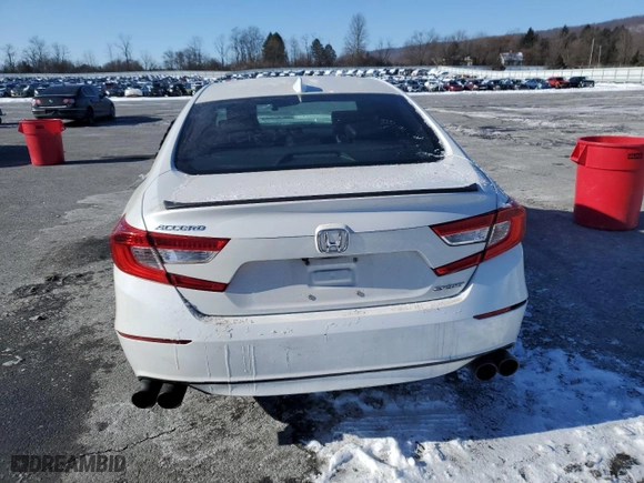 2019 Honda Accord Sedan Sport 1.5T with VIN 1HGCV1F38KA044834, listed as a Copart auction lot 41991345 with 0 mi miles and Salvage Title. Bid and sale history available at carsss.com. Image 6.