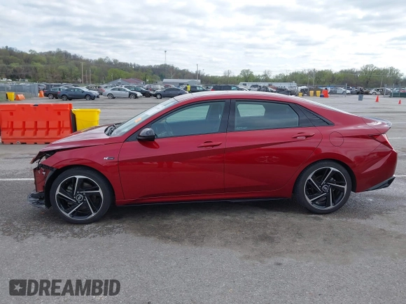 2023 Hyundai Elantra N Line z VIN KMHLR4AF8PU604133, wystawiony jako IAAI lot #41923605 z przebiegiem 60 288 mil mil oraz . Historia ofert i sprzedaży dostępna na DreamBid. Obrazek 15.
