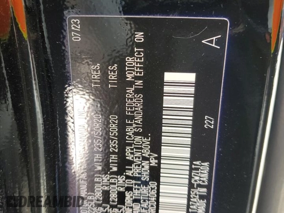2024 Lexus NX with VIN 2T2KGCEZ6RC040630, listed as a Copart auction lot 82429444 with 12,993 mi miles and Salvage Title. Bid and sale history available at carsss.com. Image 14.