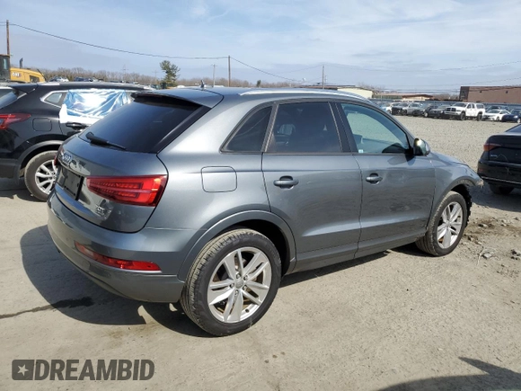 2017 Audi Q3 Premium with VIN WA1ECCFS3HR017738, listed as a Copart auction lot 48962775 with 22,551 mi miles and Salvage Title. Bid and sale history available at carsss.com. Image 3.