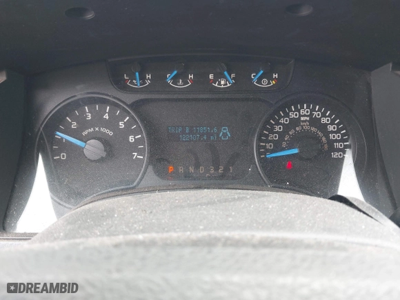 2014 Ford F-150 XL with VIN 1FTMF1CM6EKD83555, listed as a IAAI auction lot 41540710 with 122,107 mi miles. Bid and sale history available at carsss.com. Image 7.