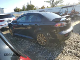 2010 Mitsubishi Lancer GTS with VIN JA32U8FW8AU031934, listed as a Copart auction lot 51247365 with 122,500 mi miles and Salvage Title. Bid and sale history available at carsss.com. Image 2.