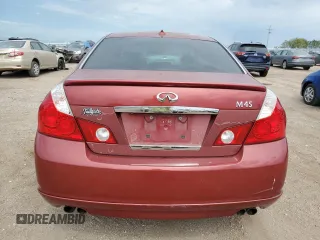 2006 Infiniti M45 with VIN JNKBY01E96M208664, listed as a Copart auction lot 69219634 with 184,540 mi miles and Clean Title. Bid and sale history available at carsss.com. Image 6.