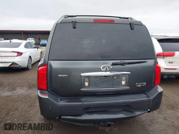 2007 Infiniti QX56 with VIN 5N3AA08C67N801662, listed as a IAAI auction lot 41546614 with 188,056 mi miles. Bid and sale history available at carsss.com. Image 16.