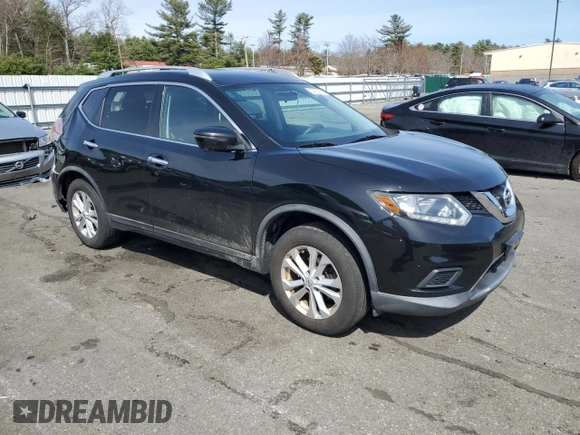 2016 Nissan Rogue SV with VIN KNMAT2MV4GP673100, listed as a Copart auction lot 53835905 with 109,158 mi miles and Salvage Title. Bid and sale history available at carsss.com. Image 4.