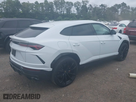 2020 Lamborghini Urus z VIN ZPBUA1ZL9LLA10233, wystawiony jako IAAI lot #39731921 z przebiegiem 41 071 mil mil oraz . Historia ofert i sprzedaży dostępna na DreamBid. Obrazek 4.