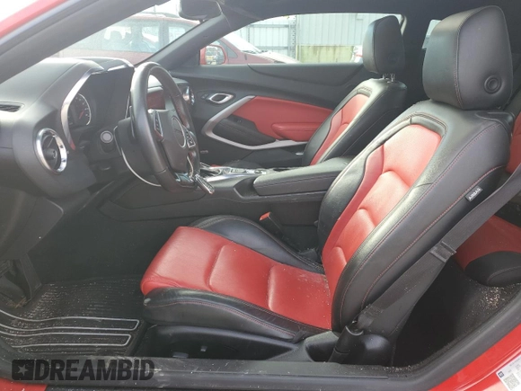 2022 Chevrolet Camaro 2LT with VIN 1G1FD1RS7N0130785, listed as a Copart auction lot 38725894 with 16,497 mi miles. Bid and sale history available at carsss.com. Image 7.