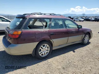 2001 Subaru Legacy Outback with VIN 4S3BH665717654929, listed as a Copart auction lot 62233615 with 274,679 mi miles and Clean title. Bid and sale history available at DreamBid. Image 3.