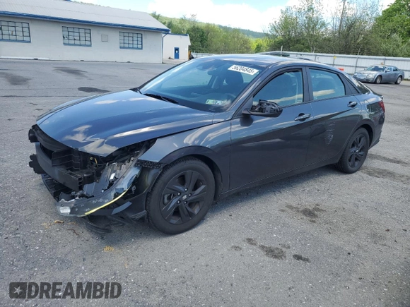 2021 Hyundai Elantra SEL z VIN 5NPLM4AG8MH000938, wystawiony jako Copart lot #56204845 z przebiegiem 90 196 mil mil oraz Szkoda całkowita • Salvage title. Historia ofert i sprzedaży dostępna na DreamBid. Obrazek 1.