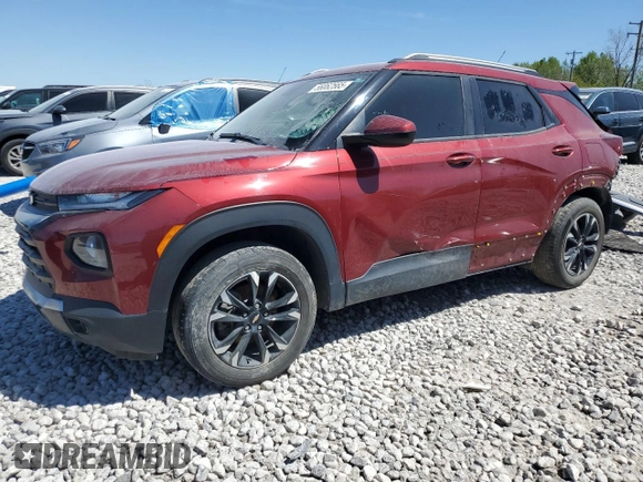 2022 Chevrolet TrailBlazer LT with VIN KL79MPSLXNB064051, listed as a Copart auction lot 56062565 with 51,076 mi miles and Clean Title. Bid and sale history available at DreamBid. Image 1.