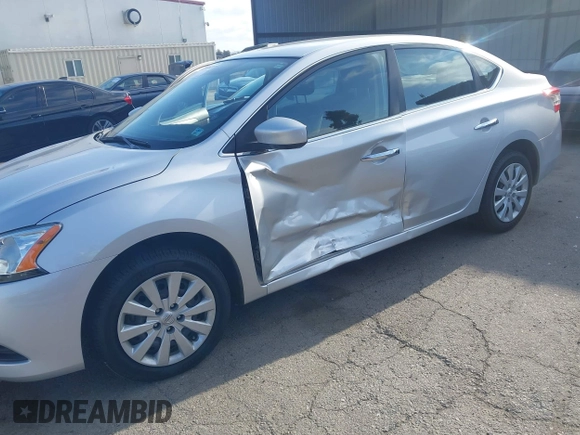 2015 Nissan Sentra SR with VIN 3N1AB7AP8FL665794, listed as a IAAI auction lot 42140522 with 57,621 mi miles and . Bid and sale history available at DreamBid. Image 6.