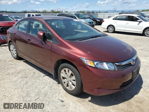 2012 Honda Civic LX z VIN 19XFB2F51CE347741, wystawiony jako Copart lot #57479385 z przebiegiem 173 523 mil mil oraz Szkoda całkowita • Salvage title. Historia ofert i sprzedaży dostępna na DreamBid. Obrazek 4.