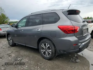 2017 Nissan Pathfinder SV with VIN 5N1DR2MN0HC668833, listed as a Copart auction lot 53475295 with 102,111 mi miles and Salvage title. Bid and sale history available at DreamBid. Image 2.
