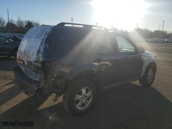 2008 Ford Escape XLT with VIN 1FMCU93Z68KC01946, listed as a Copart auction lot 47141445 with 152,589 mi miles and Salvage Title. Bid and sale history available at carsss.com. Image 3.