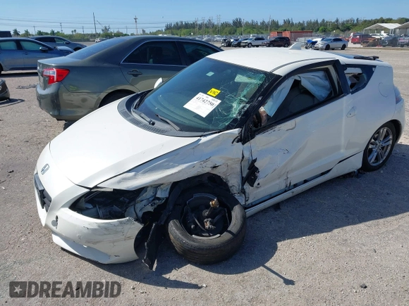2011 Honda CR-Z with VIN JHMZF1D40BS004225, listed as a IAAI auction lot 41742750 with 151,560 mi miles. Bid and sale history available at carsss.com. Image 18.