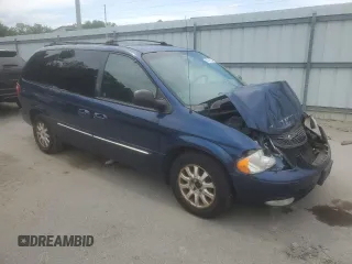 2002 Chrysler Town & Country LXi with VIN 2C8GP54L02R714259, listed as a Copart auction lot 64432084 with 186,781 mi miles and Salvage Title. Bid and sale history available at carsss.com. Image 4.