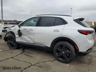 2023 Buick Envision Essence with VIN LRBFZPR42PD228047, listed as a Copart auction lot 44230655 with 11,400 mi miles and Salvage Title. Bid and sale history available at carsss.com. Image 2.