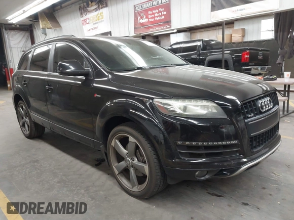 2014 Audi Q7 3.0T Premium with VIN WA1CGAFE5ED016562, listed as a IAAI auction lot 40987812 with 154,628 mi miles. Bid and sale history available at carsss.com. Image 1.