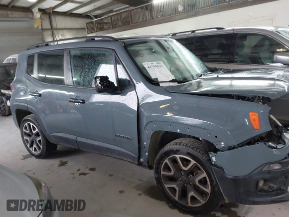 2018 Jeep Renegade Latitude with VIN ZACCJBBB4JPH17324, listed as a IAAI auction lot 41759625 with 115,341 mi miles and . Bid and sale history available at DreamBid. Image 12.