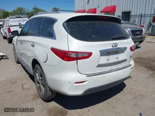 2015 Infiniti QX60 with VIN 5N1AL0MN2FC533195, listed as a IAAI auction lot 41849681 with 140,856 mi miles. Bid and sale history available at carsss.com. Image 3.