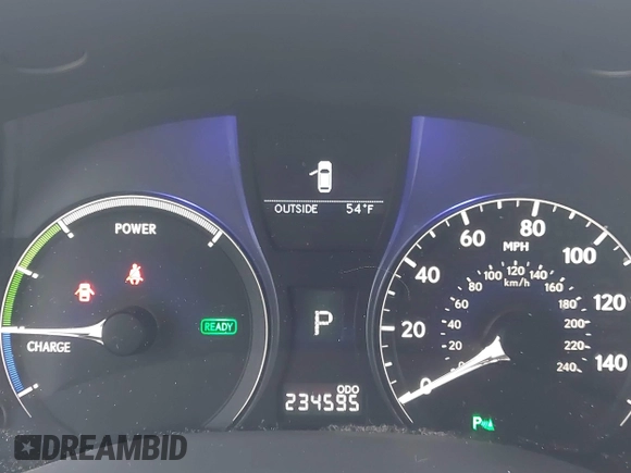 2010 Lexus RX 450h with VIN JTJBC1BA7A2415024, listed as a IAAI auction lot 41910248 with 234,595 mi miles and . Bid and sale history available at DreamBid. Image 7.