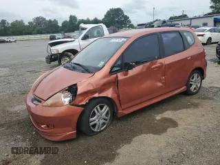 2008 Honda Fit Sport z VIN JHMGD38688S032383, wystawiony jako Copart lot #57757125 z przebiegiem 179 363 mil mil oraz Szkoda całkowita • Salvage title. Historia ofert i sprzedaży dostępna na DreamBid. Obrazek 1.