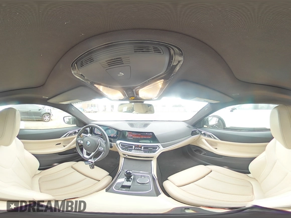 2022 BMW 4 Series 430i xDrive with VIN WBA73AP01NCH62891, listed as a Copart auction lot 43807205 with 49,658 mi miles and Salvage Title. Bid and sale history available at DreamBid. Image 13.