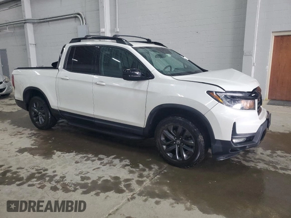 2021 Honda Ridgeline Sport with VIN 5FPYK3F17MB000333, listed as a Copart auction lot 57912255 with 52,955 mi miles and Salvage title. Bid and sale history available at DreamBid. Image 4.