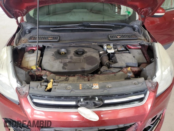 2014 Ford Escape Titanium with VIN 1FMCU9J90EUB52021, listed as a Copart auction lot 51445755 with 122,471 mi miles and Salvage Title. Bid and sale history available at DreamBid. Image 14.
