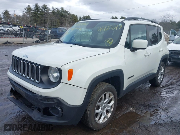 2017 Jeep Renegade Latitude with VIN ZACCJBBB2HPF77848, listed as a IAAI auction lot 41720643 with 145,308 mi miles. Bid and sale history available at carsss.com. Image 17.