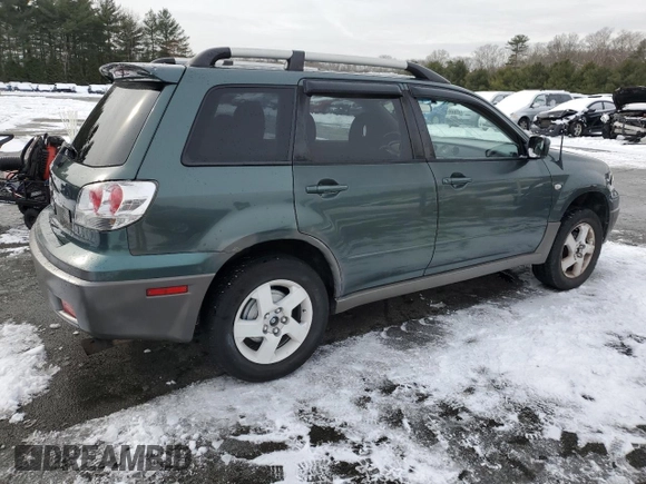2003 Mitsubishi Outlander XLS with VIN JA4LZ41G63U069000, listed as a Copart auction lot 44529165 with 248,957 mi miles and Salvage Title. Bid and sale history available at carsss.com. Image 3.