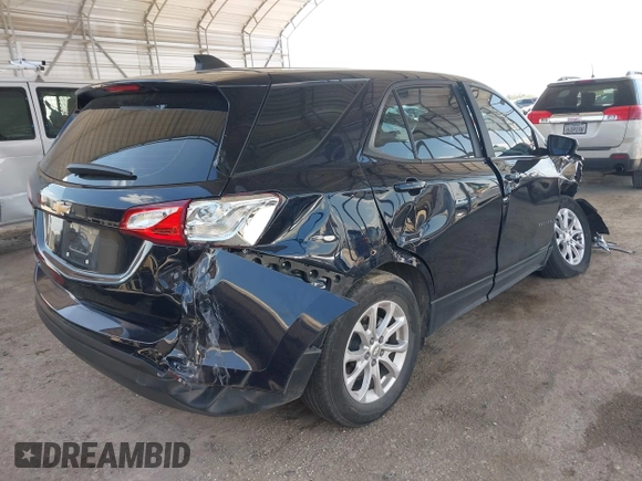 2021 Chevrolet Equinox LS with VIN 3GNAXHEV0MS123855, listed as a IAAI auction lot 42363296 with 32,810 mi miles and . Bid and sale history available at DreamBid. Image 4.