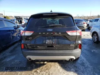 2020 Ford Escape SE Sport Hybrid with VIN 1FMCU9BZ5LUC60677, listed as a Copart auction lot 45990505 with 60,817 mi miles and Salvage Title. Bid and sale history available at DreamBid. Image 6.