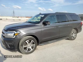 2022 Ford Expedition Max XLT with VIN 1FMJK1JT5NEA40819, listed as a Copart auction lot 51593835 with 14,896 mi miles and Salvage Title. Bid and sale history available at DreamBid. Image 1.