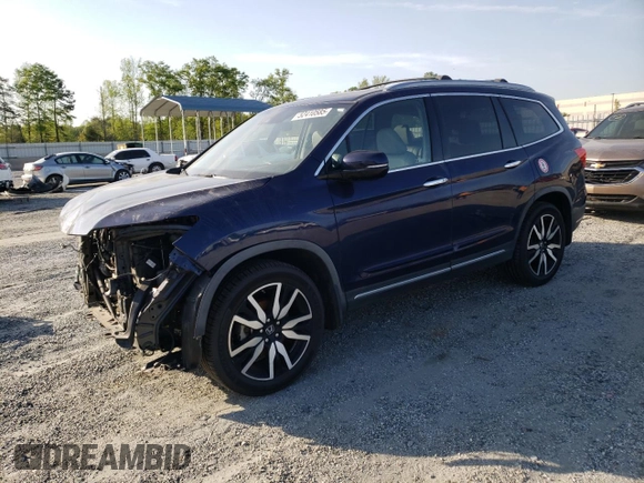 2019 Honda Pilot Touring 8-Passenger z VIN 5FNYF6H90KB000303, wystawiony jako Copart lot #52410585 z przebiegiem 129 190 mil mil oraz Szkoda całkowita • Salvage title. Historia ofert i sprzedaży dostępna na DreamBid. Obrazek 1.