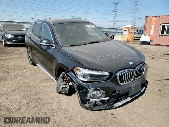 2019 BMW X1 xDrive28i with VIN WBXHT3C59K5L90348, listed as a Copart auction lot 48406515 with 66,292 mi miles and Salvage Title. Bid and sale history available at carsss.com. Image 11.