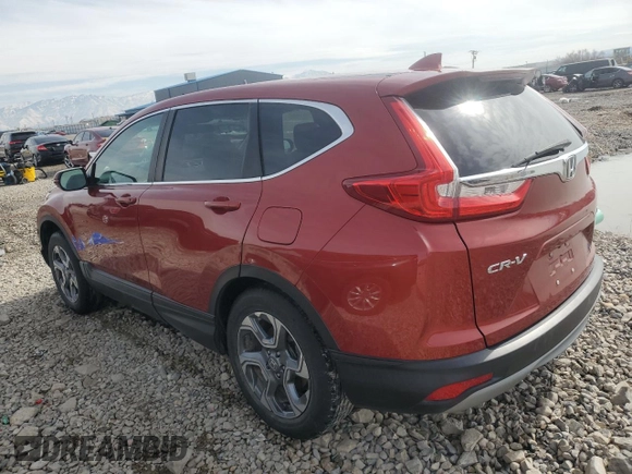 2018 Honda CR-V EX with VIN 2HKRW2H58JH623436, listed as a Copart auction lot 45599925 with 90,161 mi miles and Salvage Title. Bid and sale history available at carsss.com. Image 2.