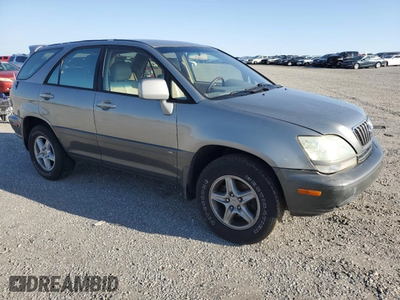 2002 Lexus RX 300 with VIN JTJHF10U520260081, listed as a Copart auction lot 51967925 with 213,890 mi miles and Salvage Title. Bid and sale history available at DreamBid. Image 4.