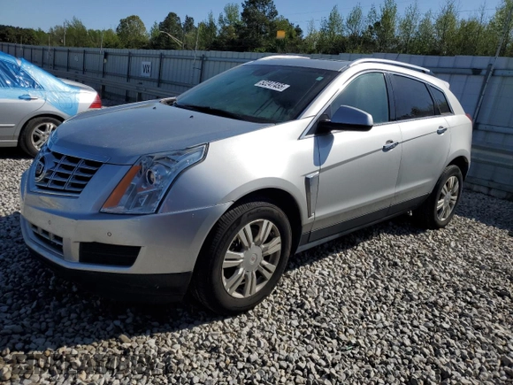 2016 Cadillac SRX Luxury Collection with VIN 3GYFNBE37GS516377, listed as a Copart auction lot 52247455 with 110,615 mi miles and Salvage Title. Bid and sale history available at carsss.com. Image 1.