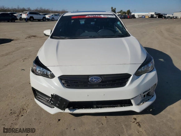 2020 Subaru Impreza Sport with VIN 4S3GKAM63L3603220, listed as a Copart auction lot 88357175 with 38,521 mi miles and Salvage Title. Bid and sale history available at carsss.com. Image 5.