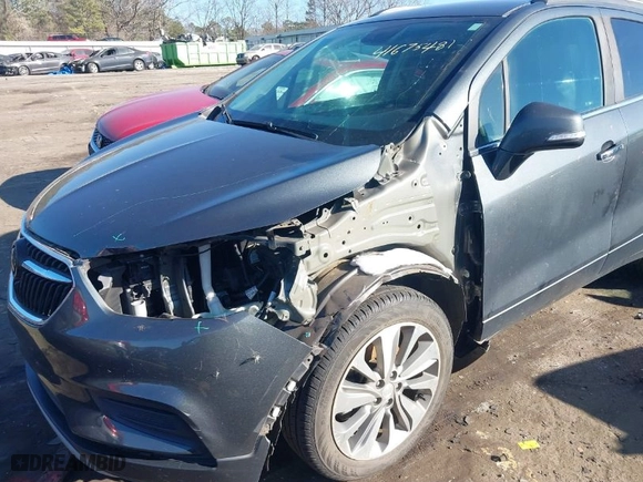 2018 Buick Encore Preferred with VIN KL4CJASB8JB619962, listed as a IAAI auction lot 41675481 with 157,033 mi miles. Bid and sale history available at carsss.com. Image 6.